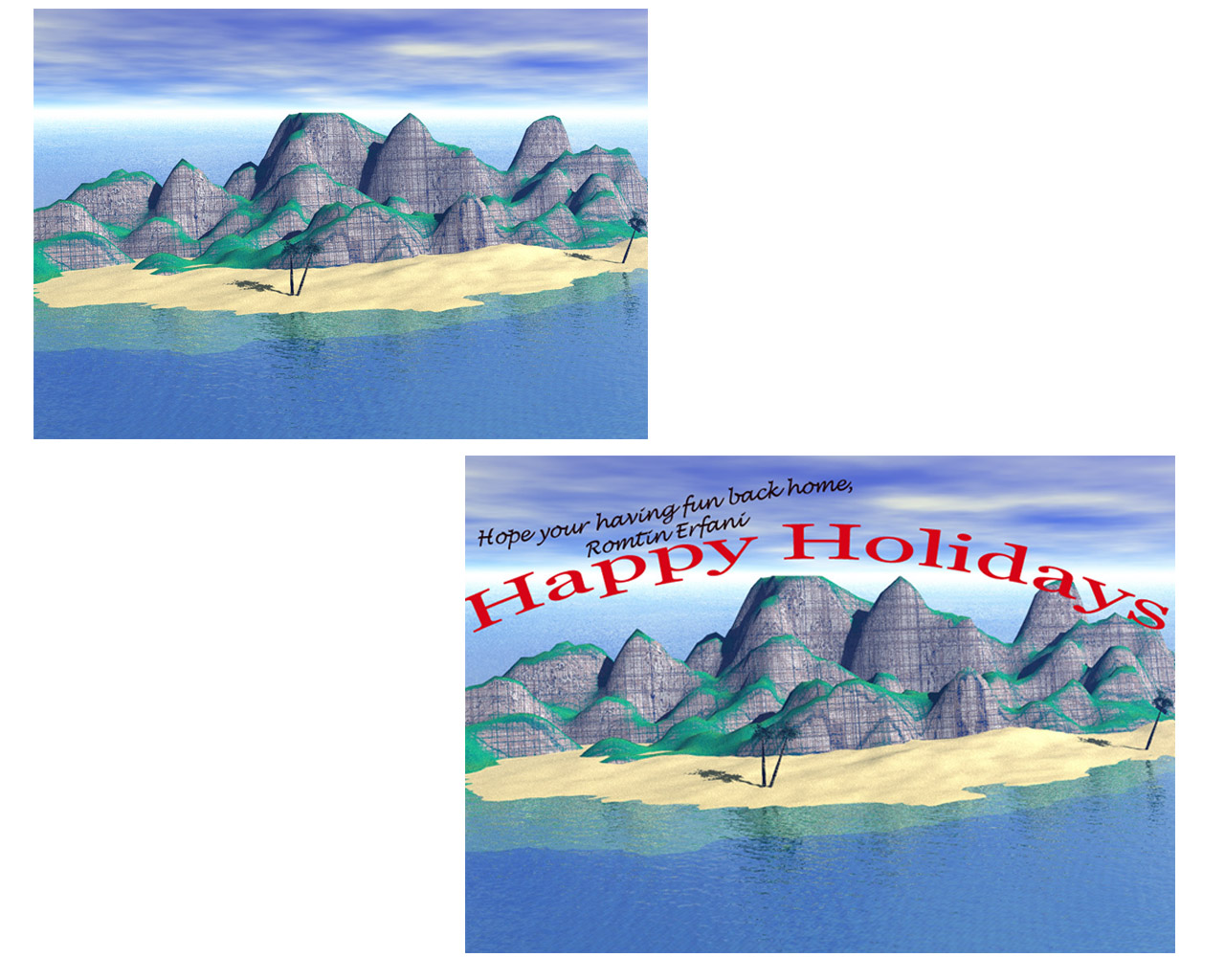 Cartoony Island