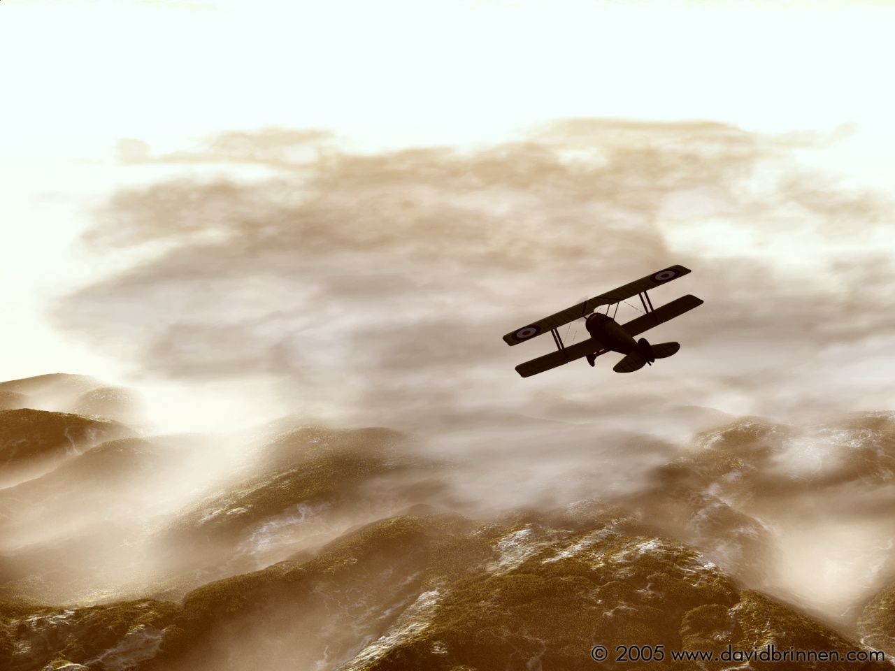 Over the clouds