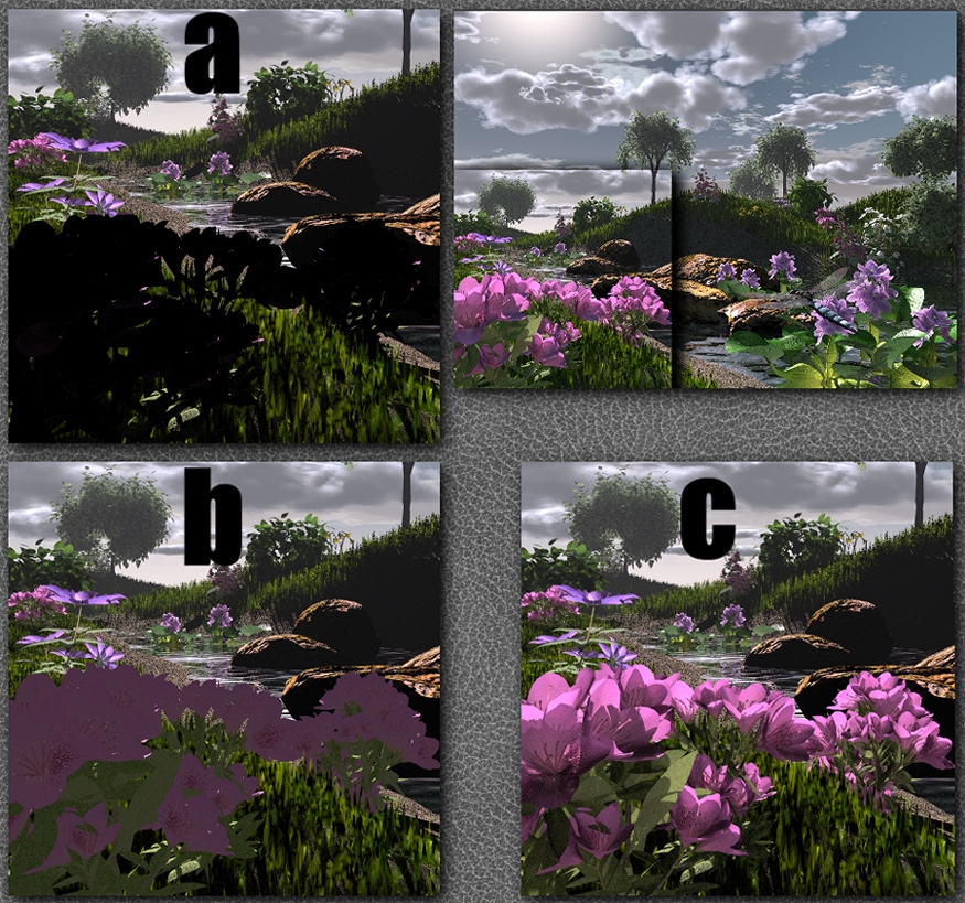 Rhododendron Render Examples