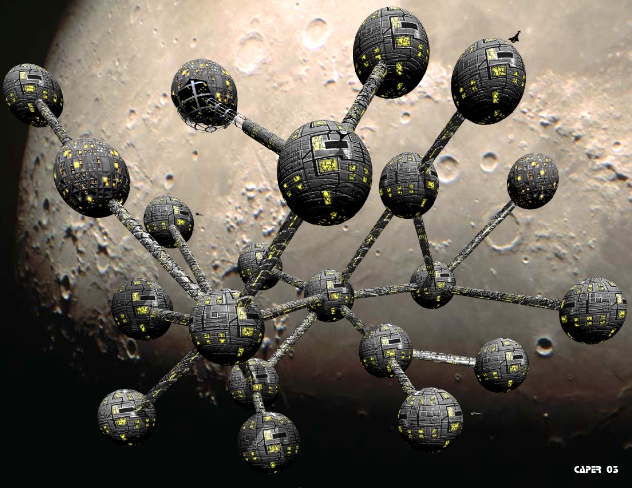 Colonia espacial molecula