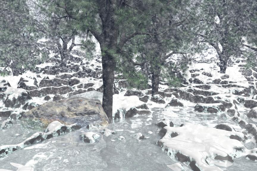 Winter Up in Mountain
