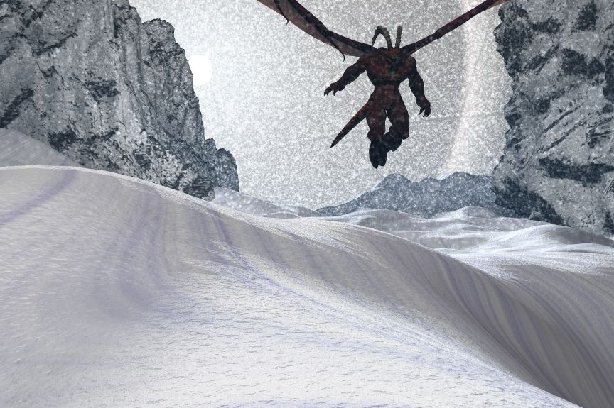 Ice Demon Soft Shadows
