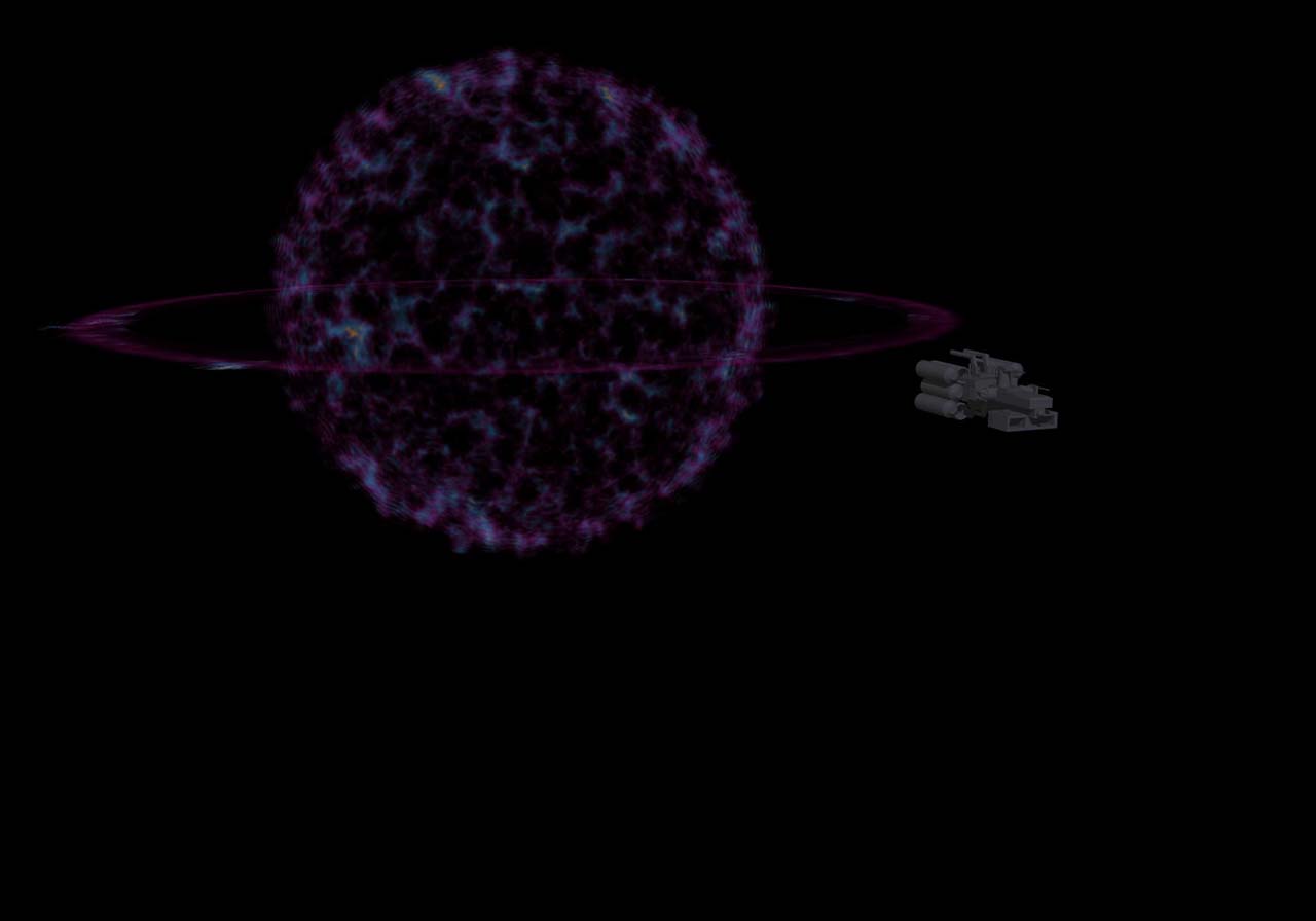 Ship Running From Shockwave