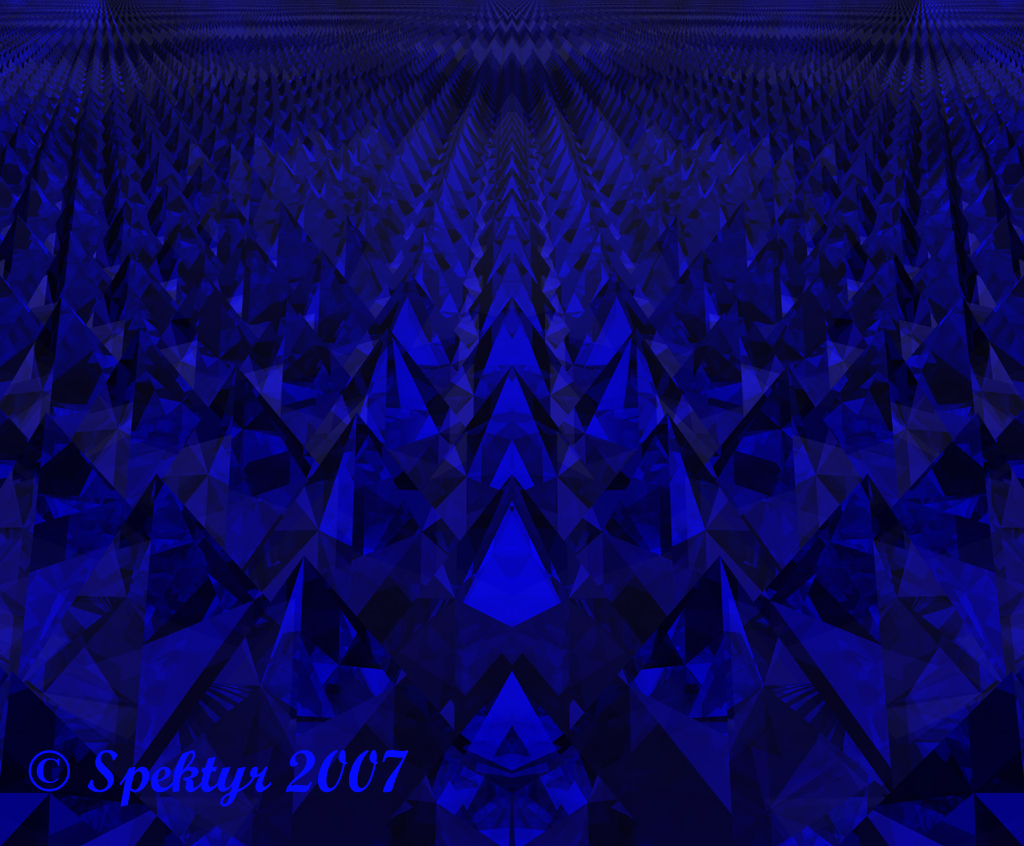 Ad Infinitum In Blue Crystal