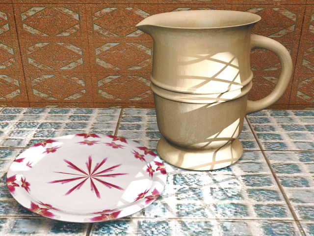 In The kitchen