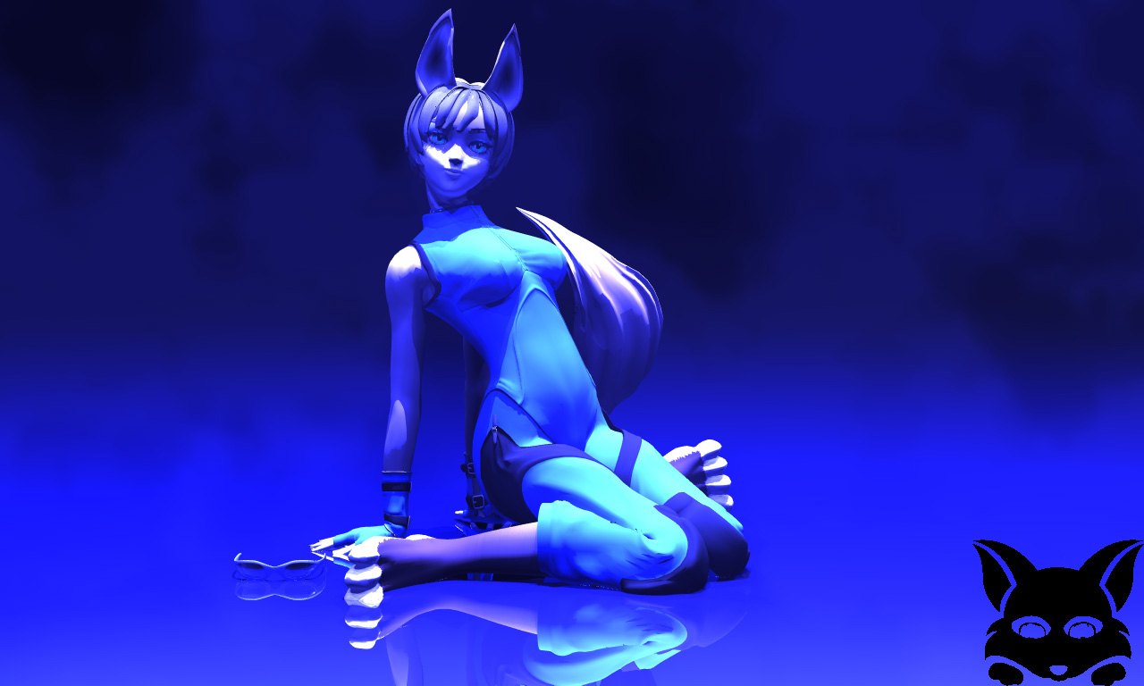 Foxxy pose2