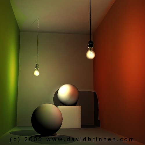 Indirect lighting in bryce MKII