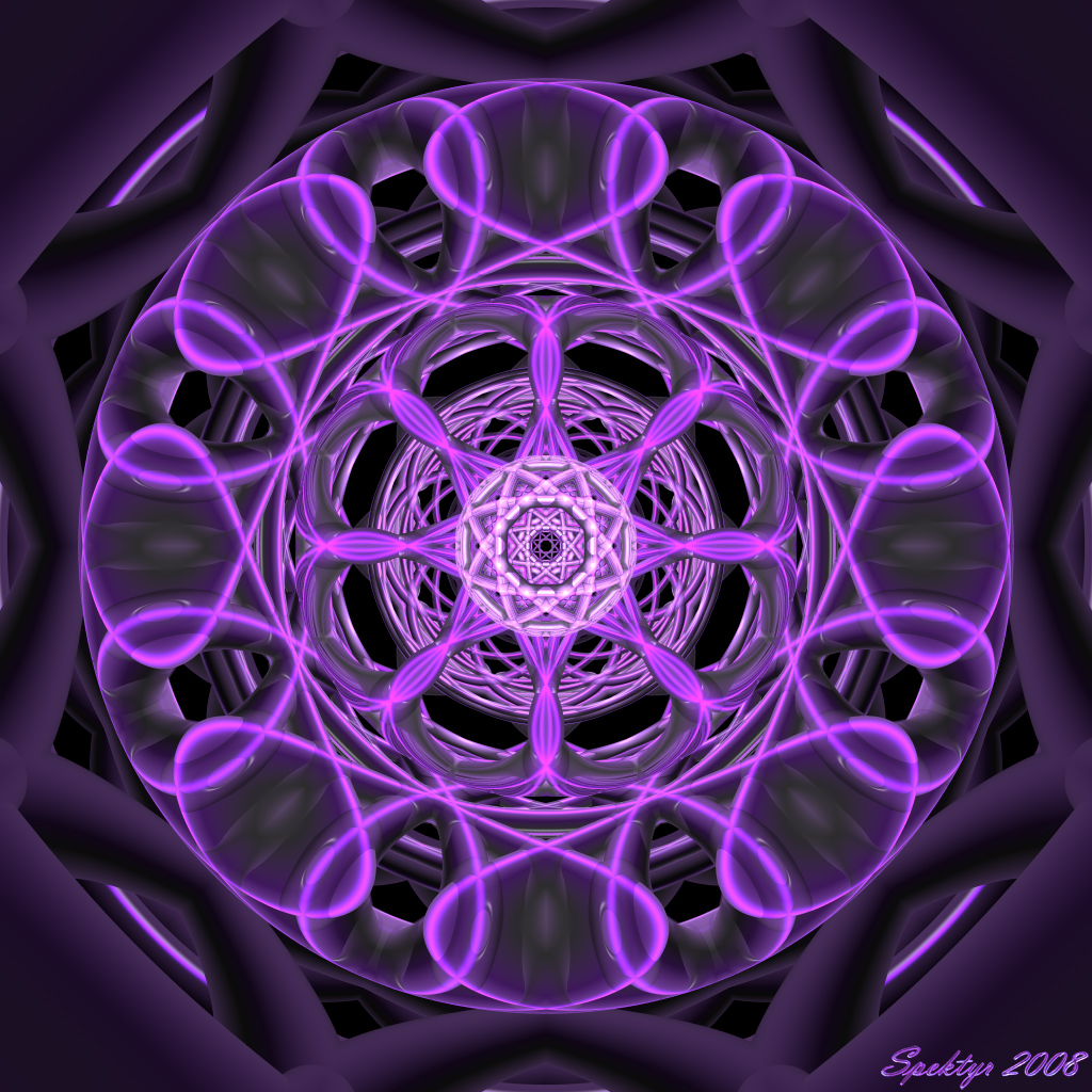 Neon Spirograph