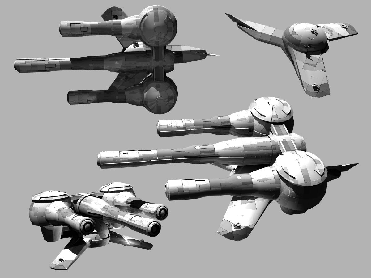 Triple Barrel Flying Cannon/ Troop Carrier