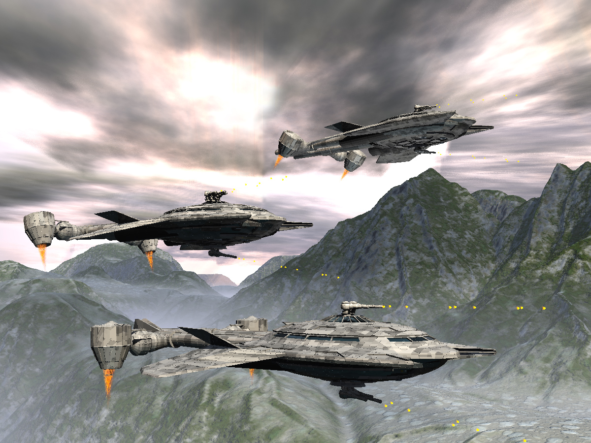 Drop-ships in Action
