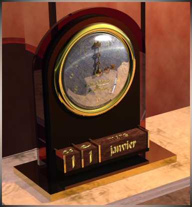 Horloge avec Datier