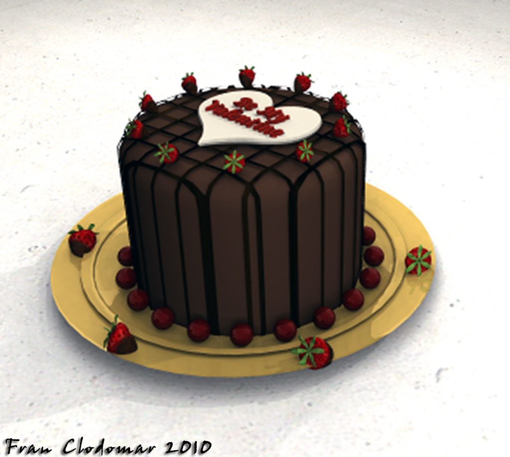 Valentine Chocolate Cake