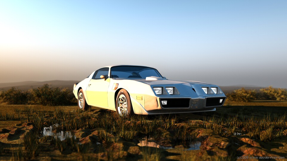 Trans Am TA render wip.