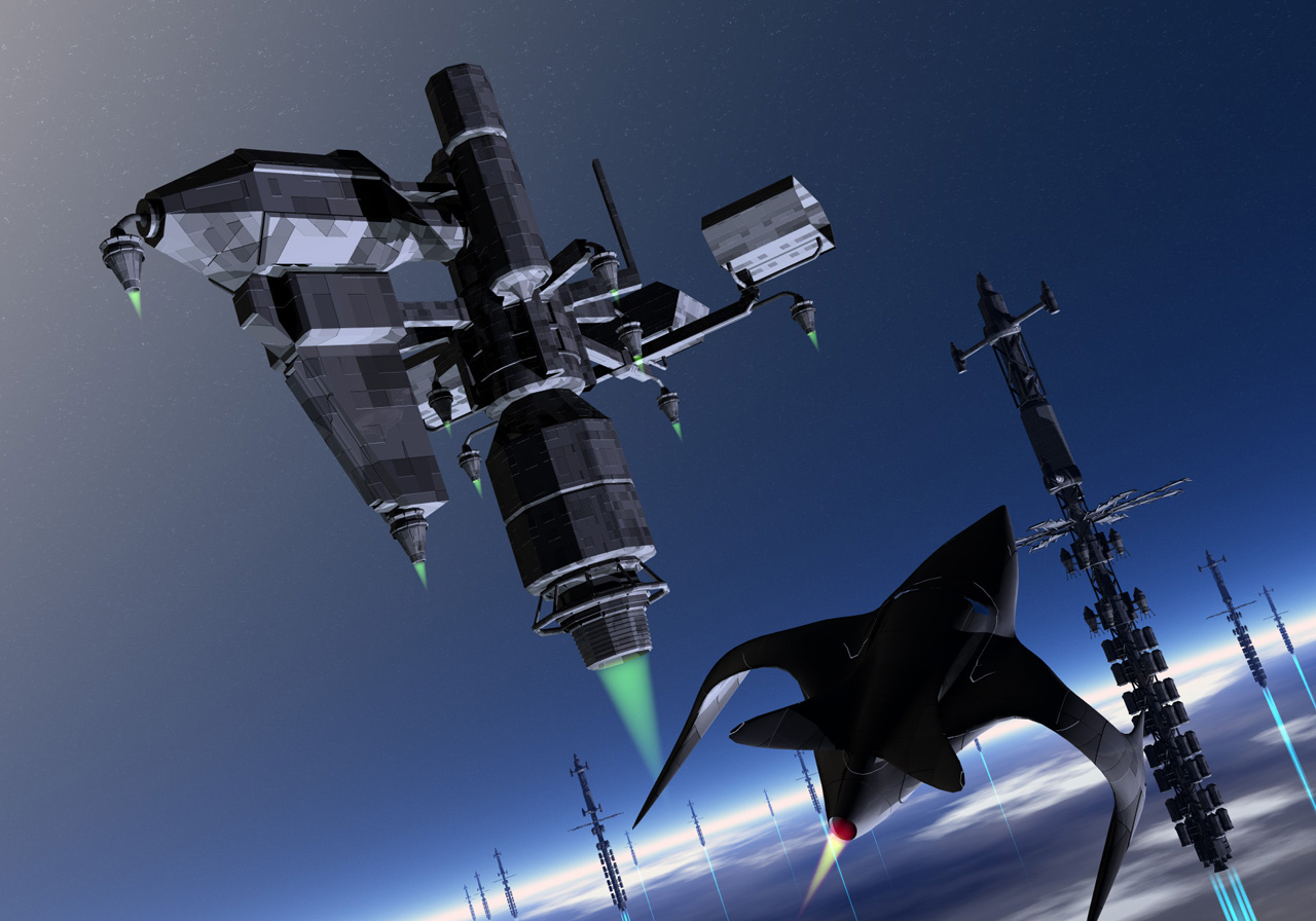 Orbital Mining Operation