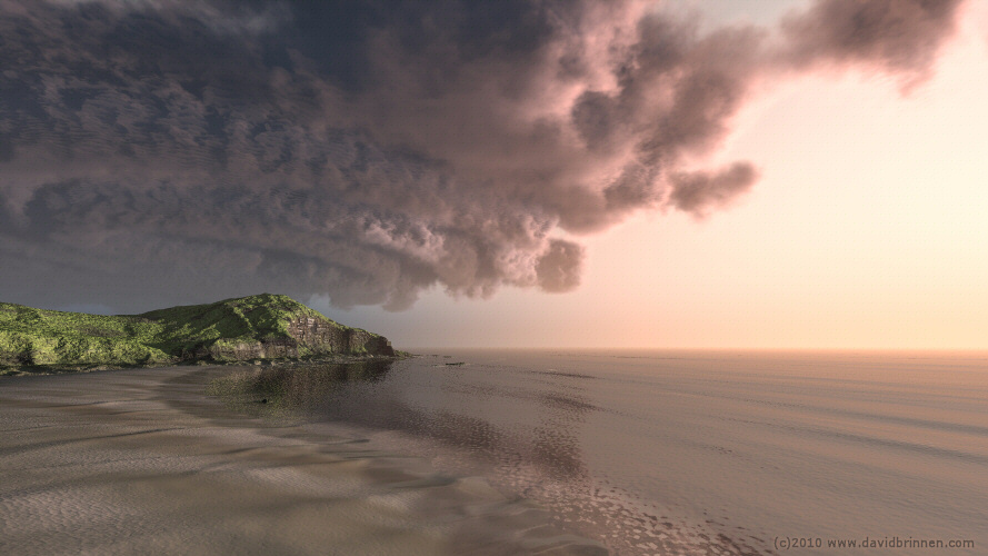 Calm before the storm (Bryce 7 beta)