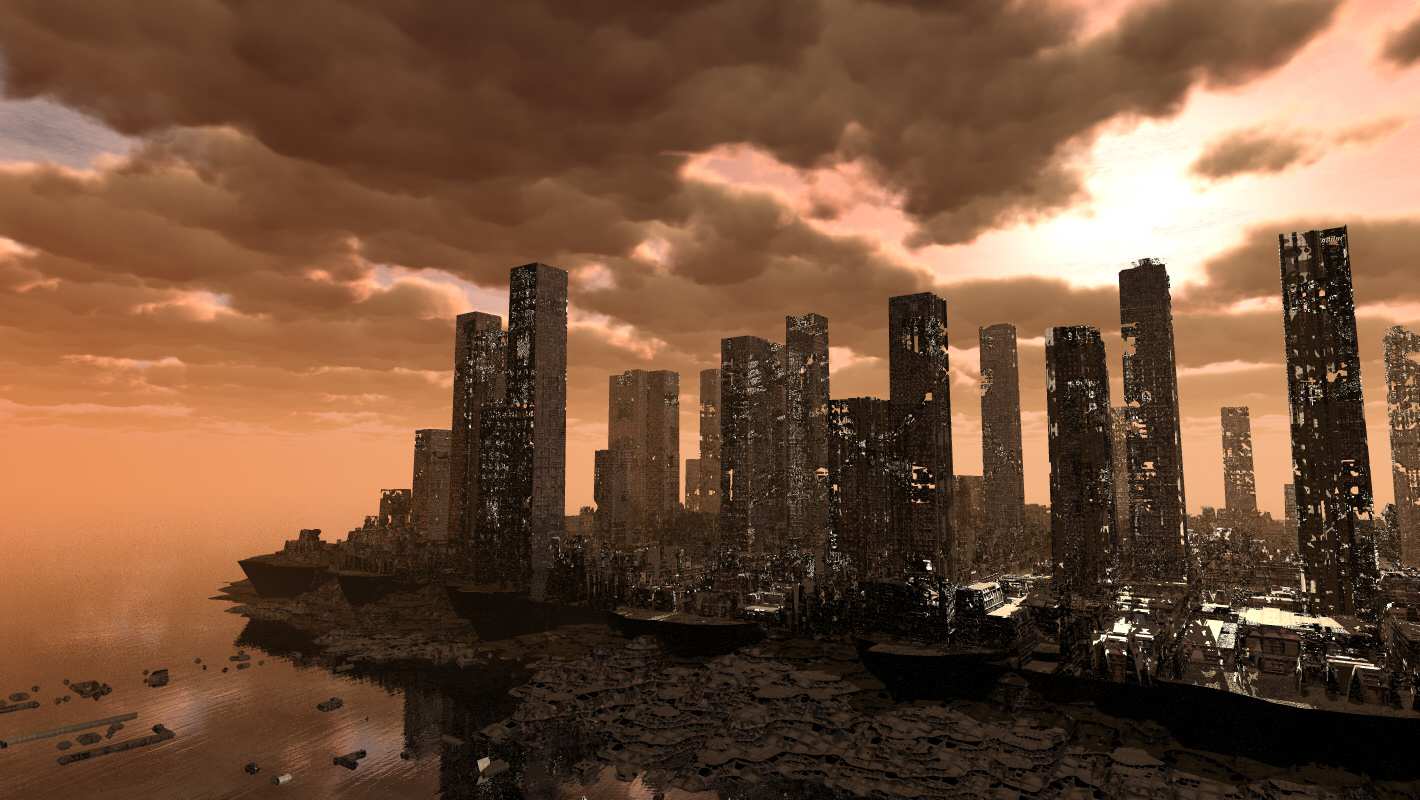 Ghost City (Bryce 7 pro)