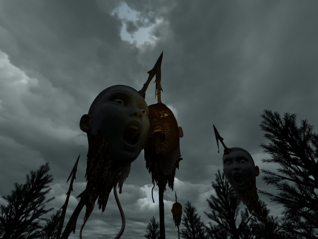 Overcast with a risk of decapitation later