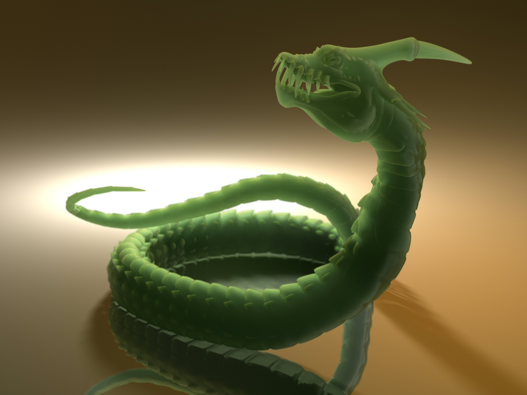 SSS experiment jade dragon