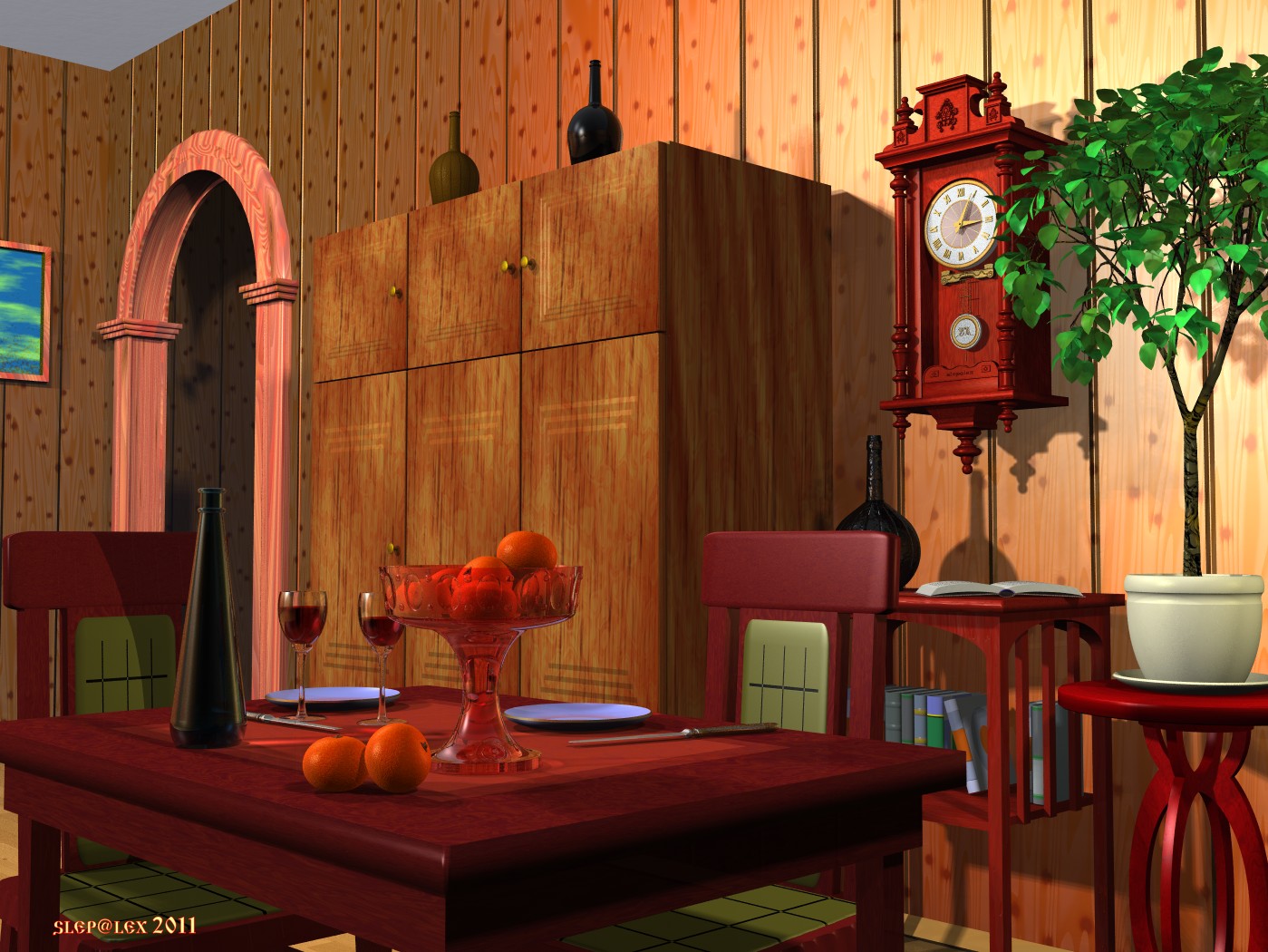 Still life in the interior