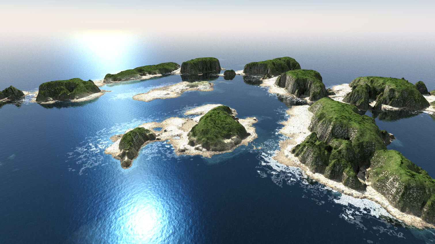 Islands with surf 1