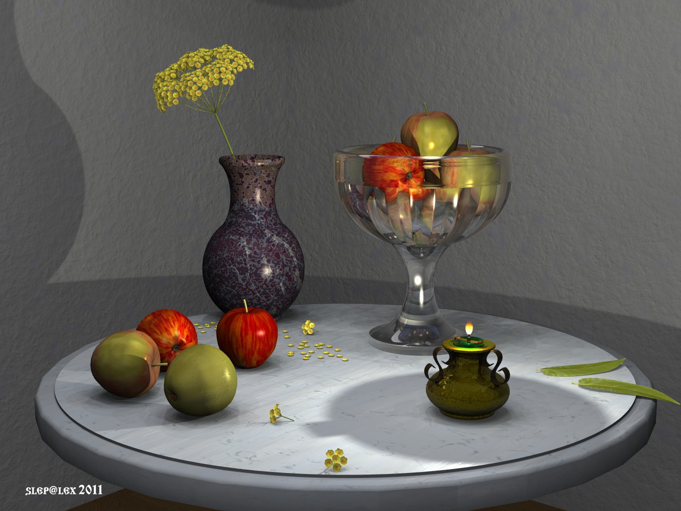Still life with vases