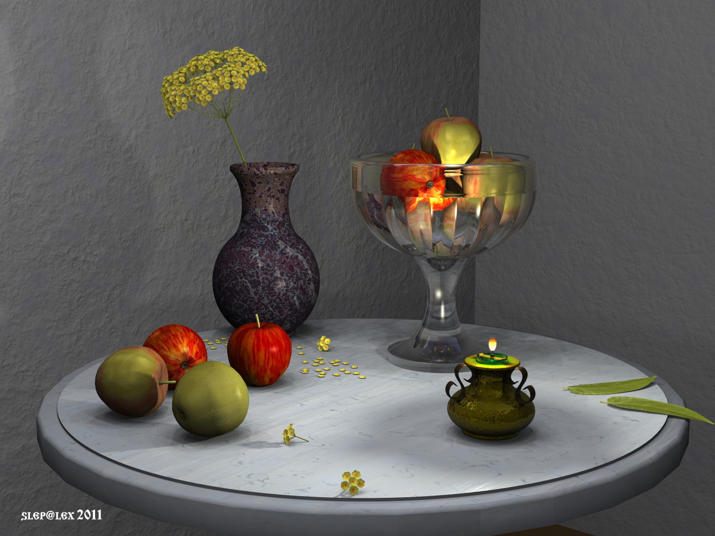 Still life with vases 2