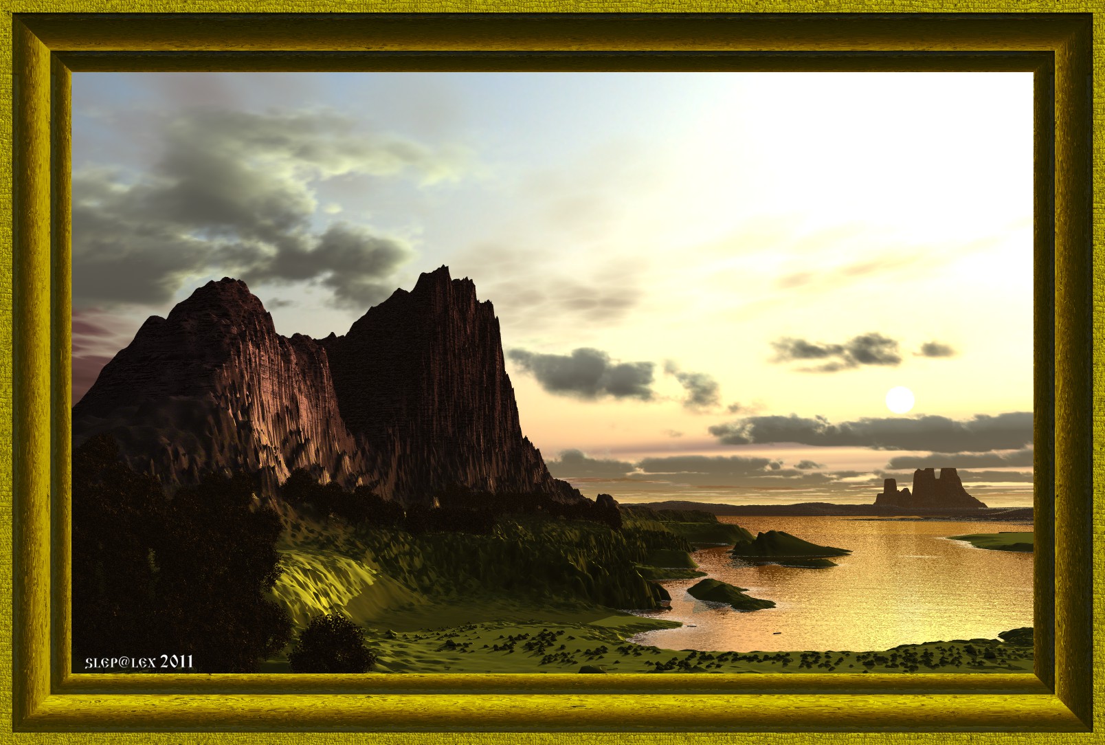 Gold of sunset