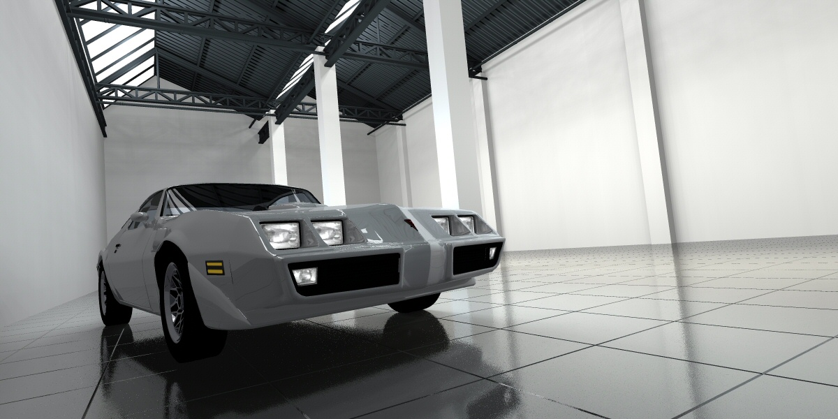 Trans Am in an exhibition space