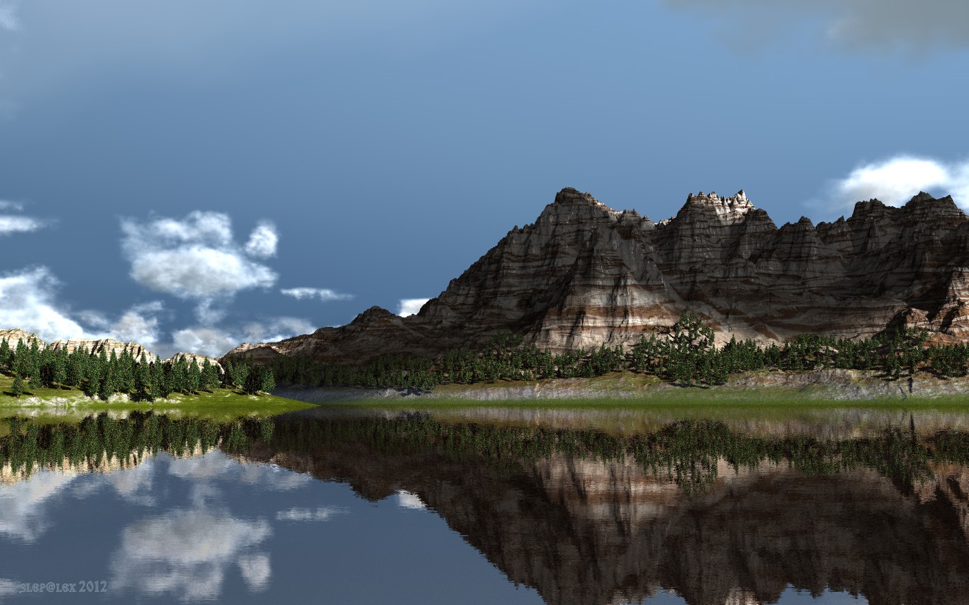 Mountain lake v1
