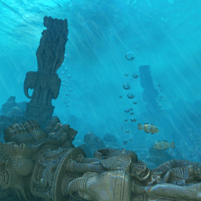 Bryce 7.1 Pro - underwater effect tutorial