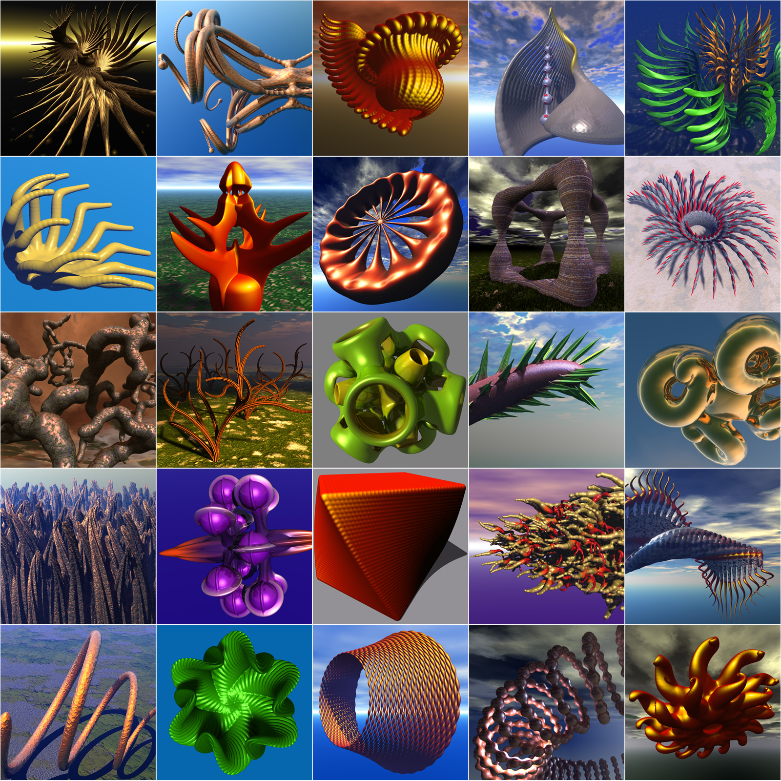 Sampler of Proximity Field Surface Objects