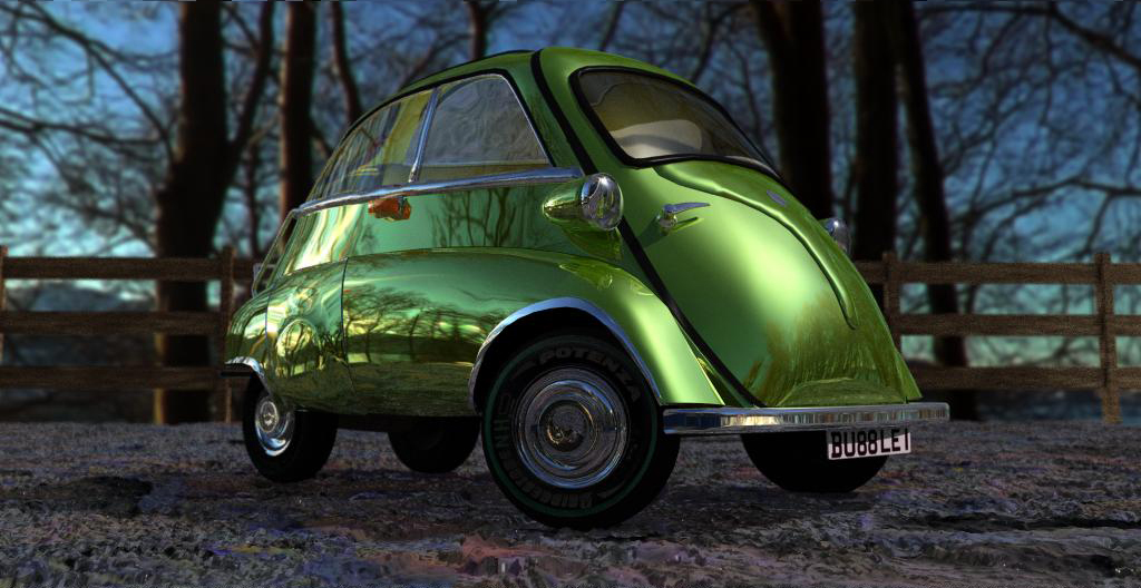 Isetta Bubble Car.