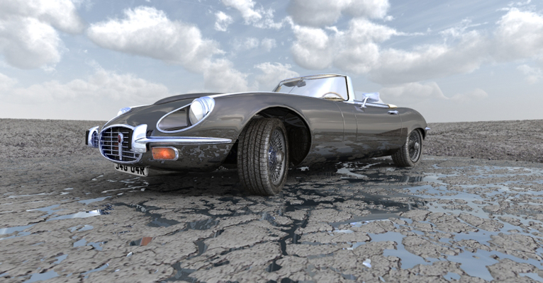 E-Type Jaguar.