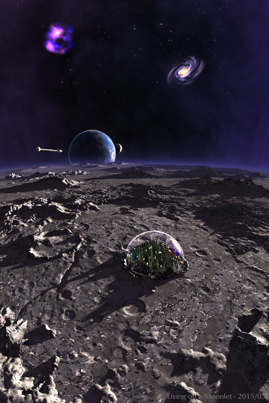 Living on a Moonlet