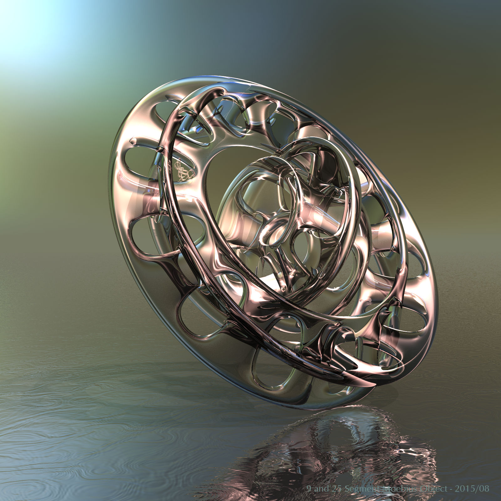 9 and 25 Segment Moebius Object