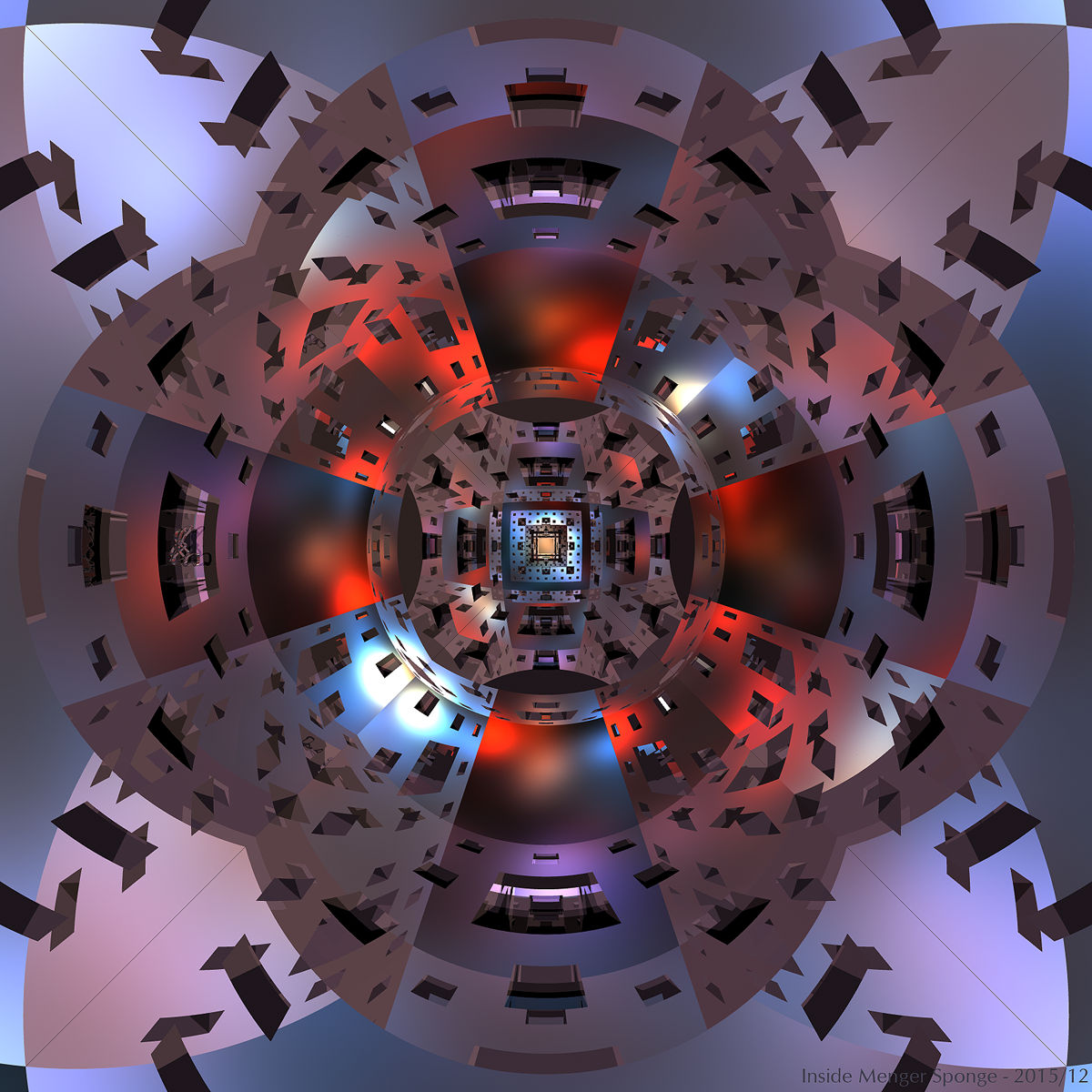 Inside Menger Sponge