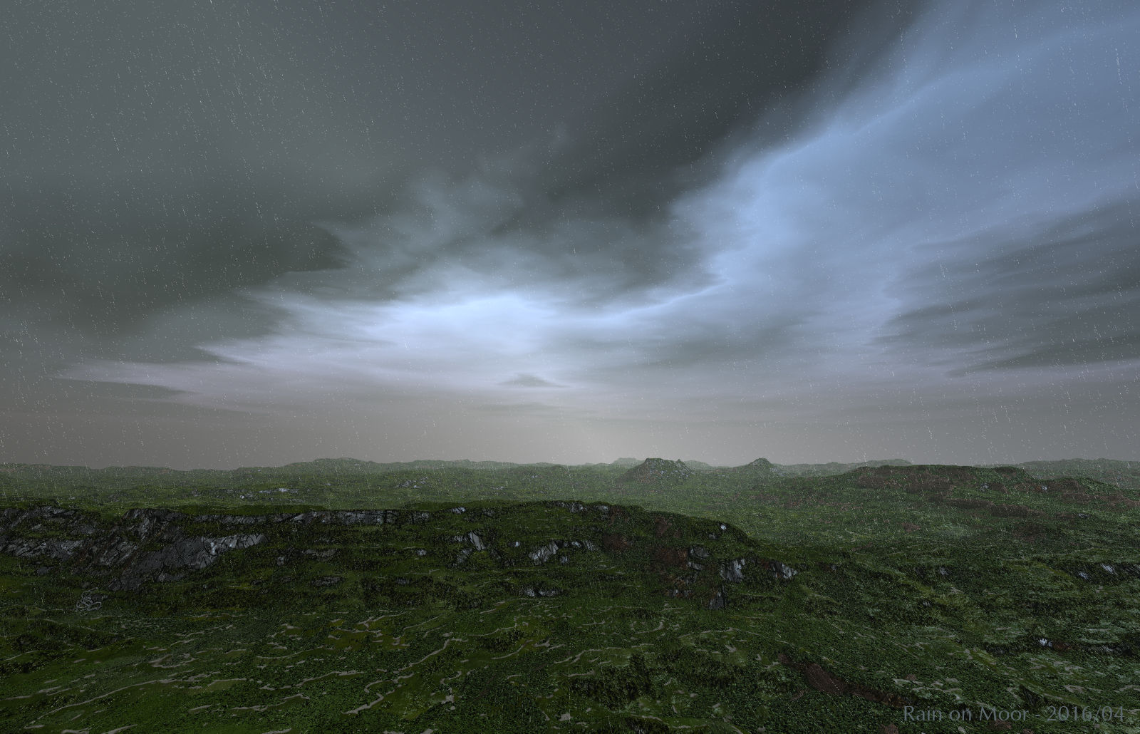 Rain on the Moor