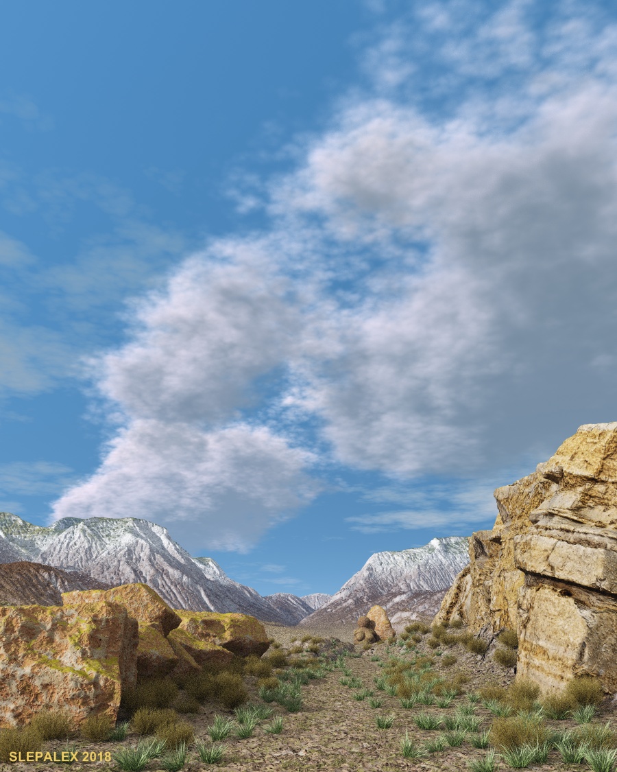 Ancient path to the istukan