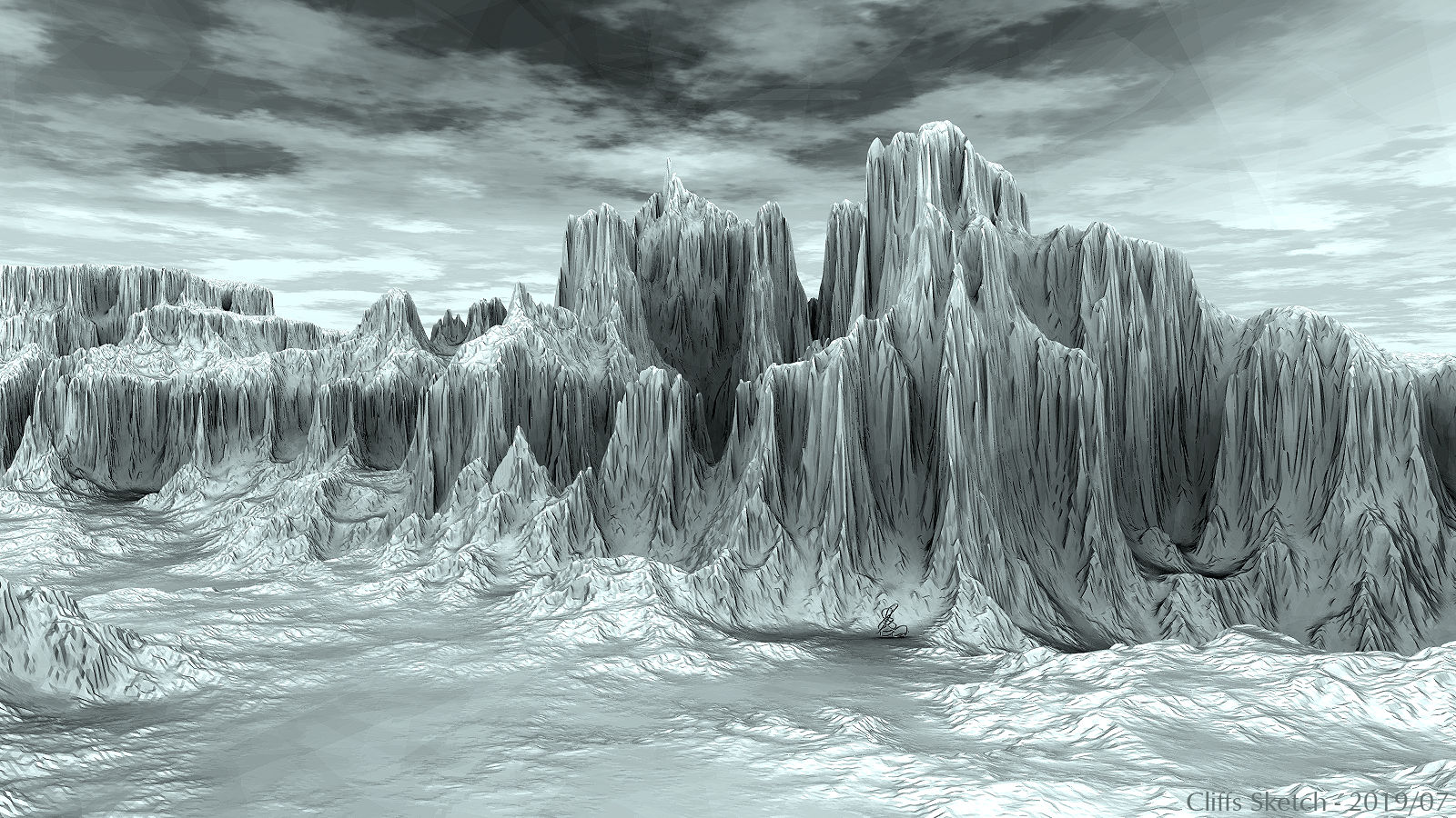 Cliffs Sketch