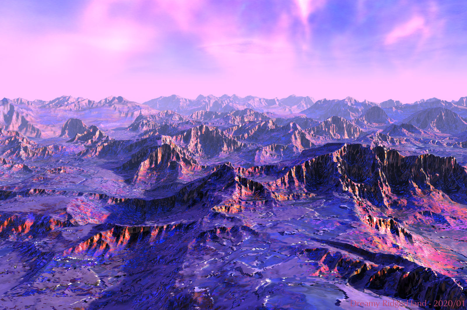 Dreamy Ridged land