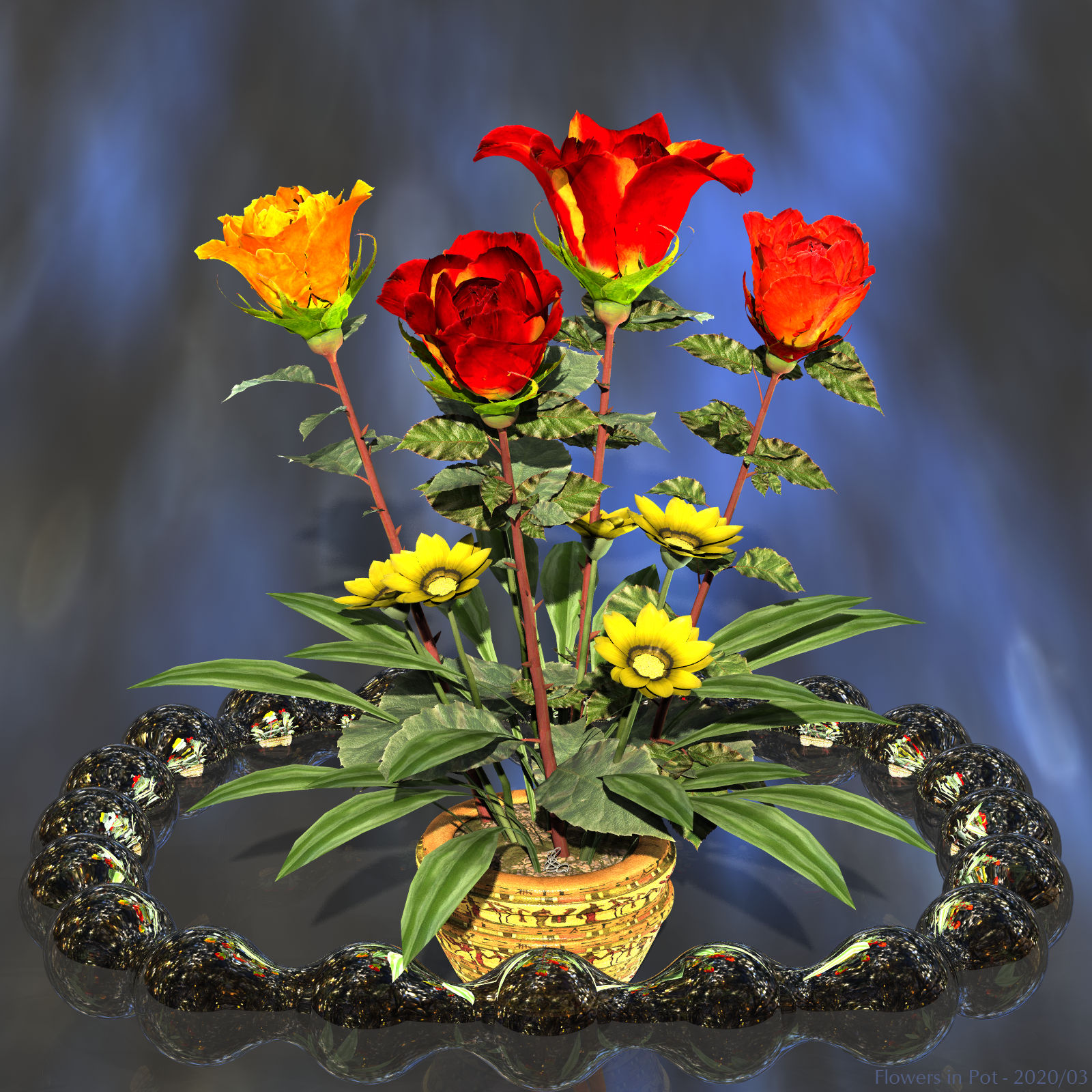 Flowers in Pot