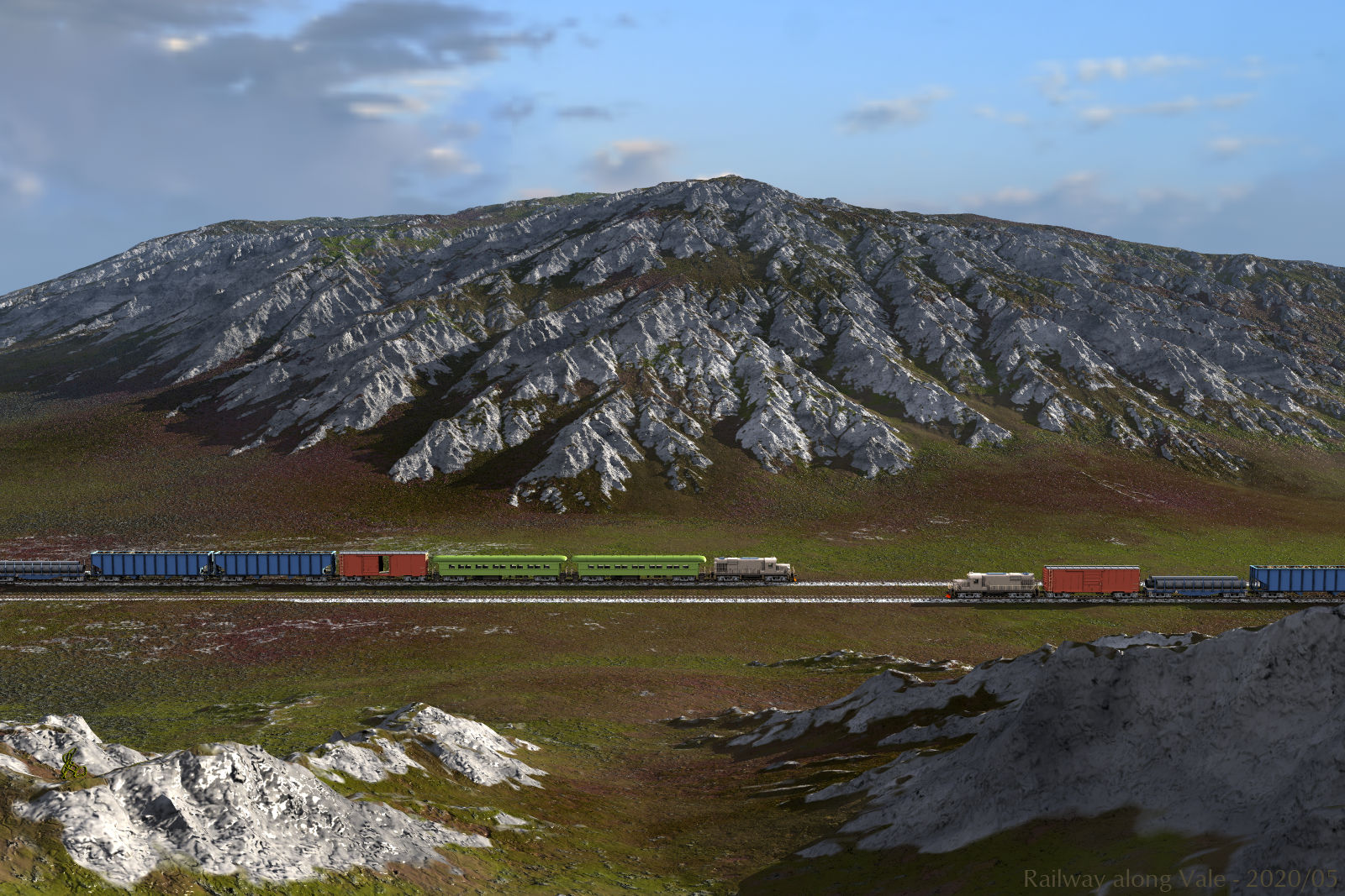 Railway along Vale