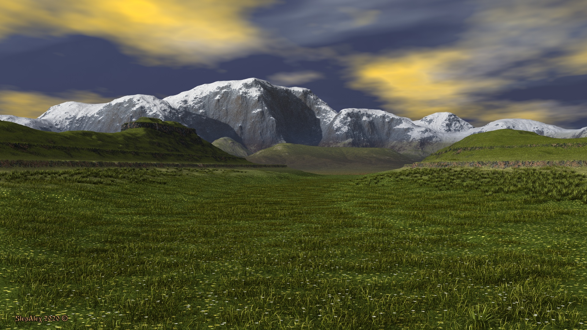 Blooming valley