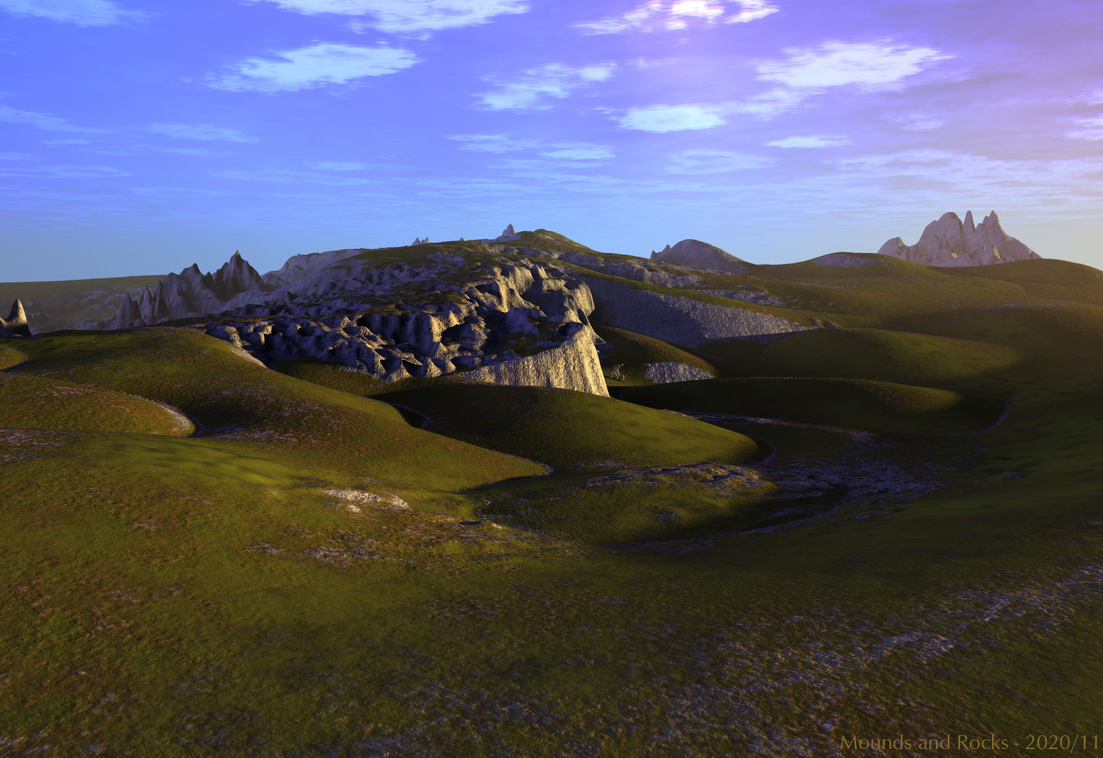 Mounds and Rocks