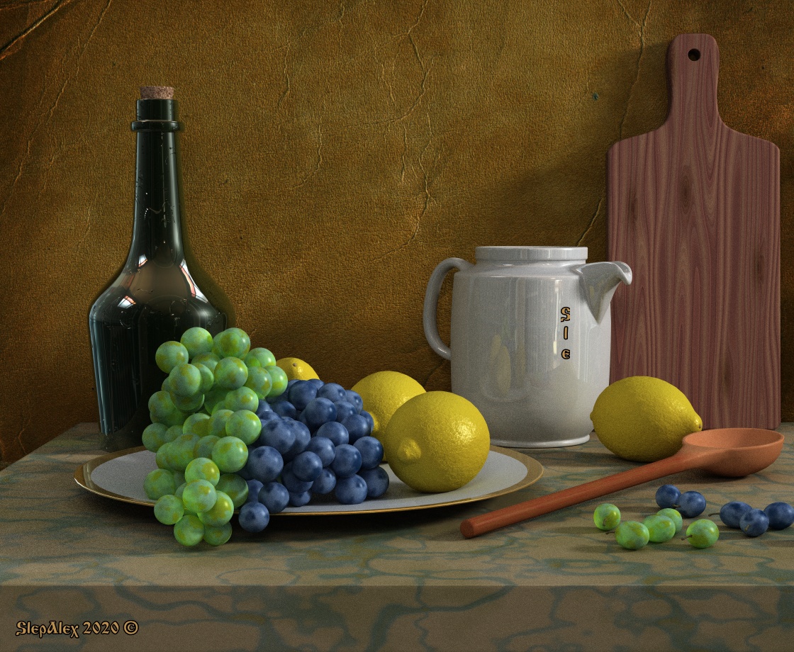 With an old bottle 2