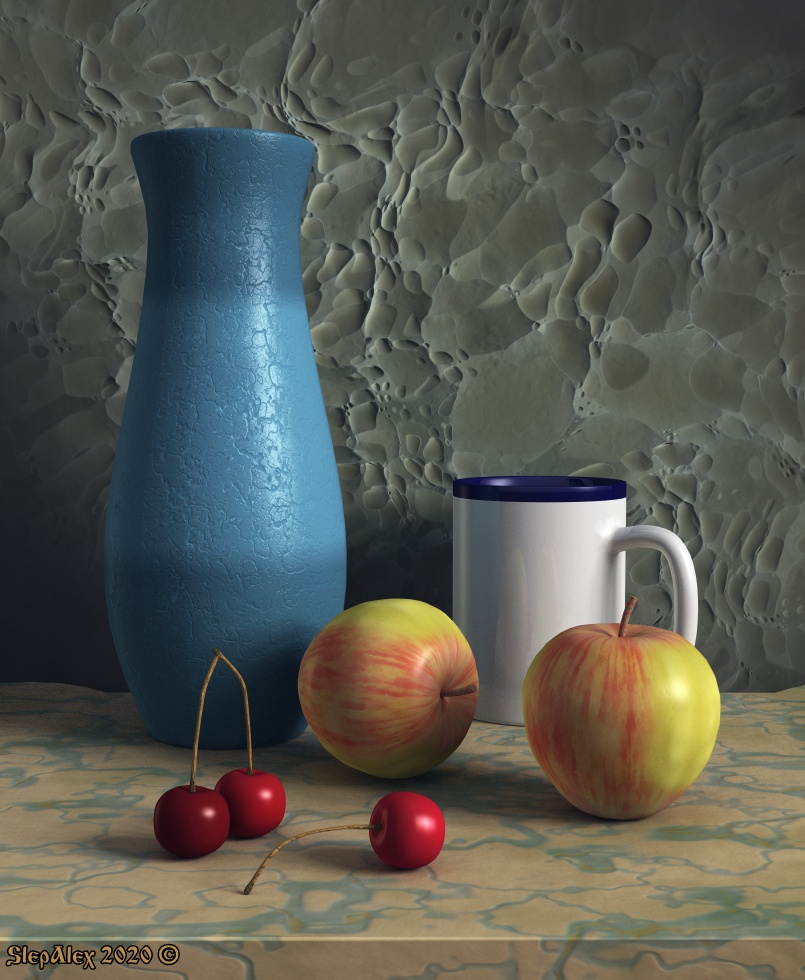 Apples and cherries