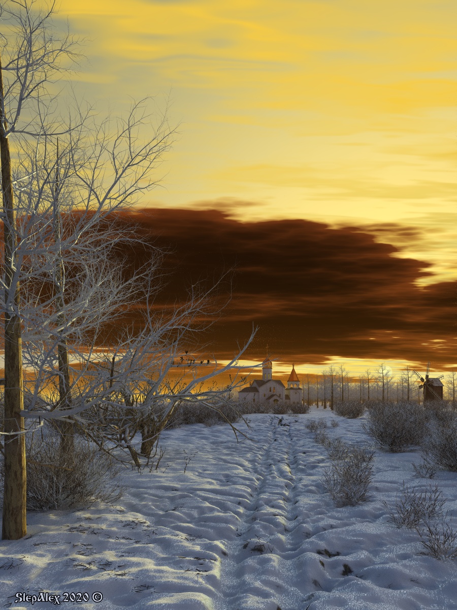 Frost and sun