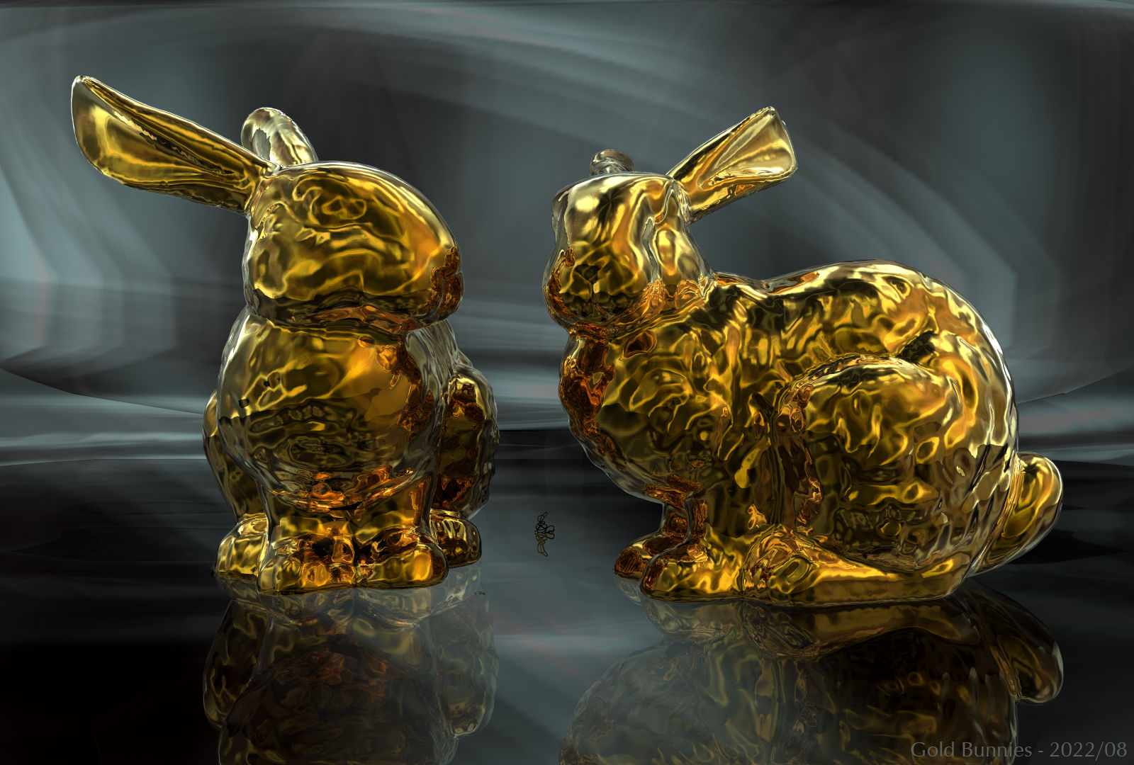 Gold Bunnies