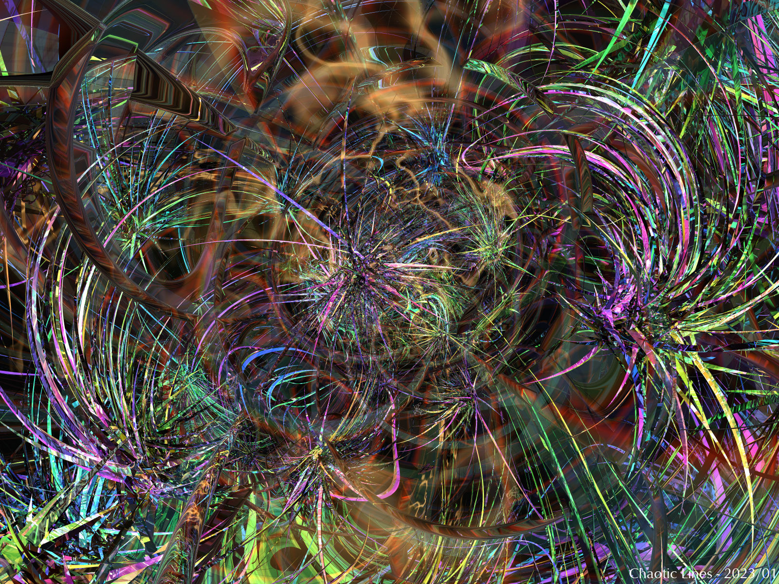 Chaotic Lines