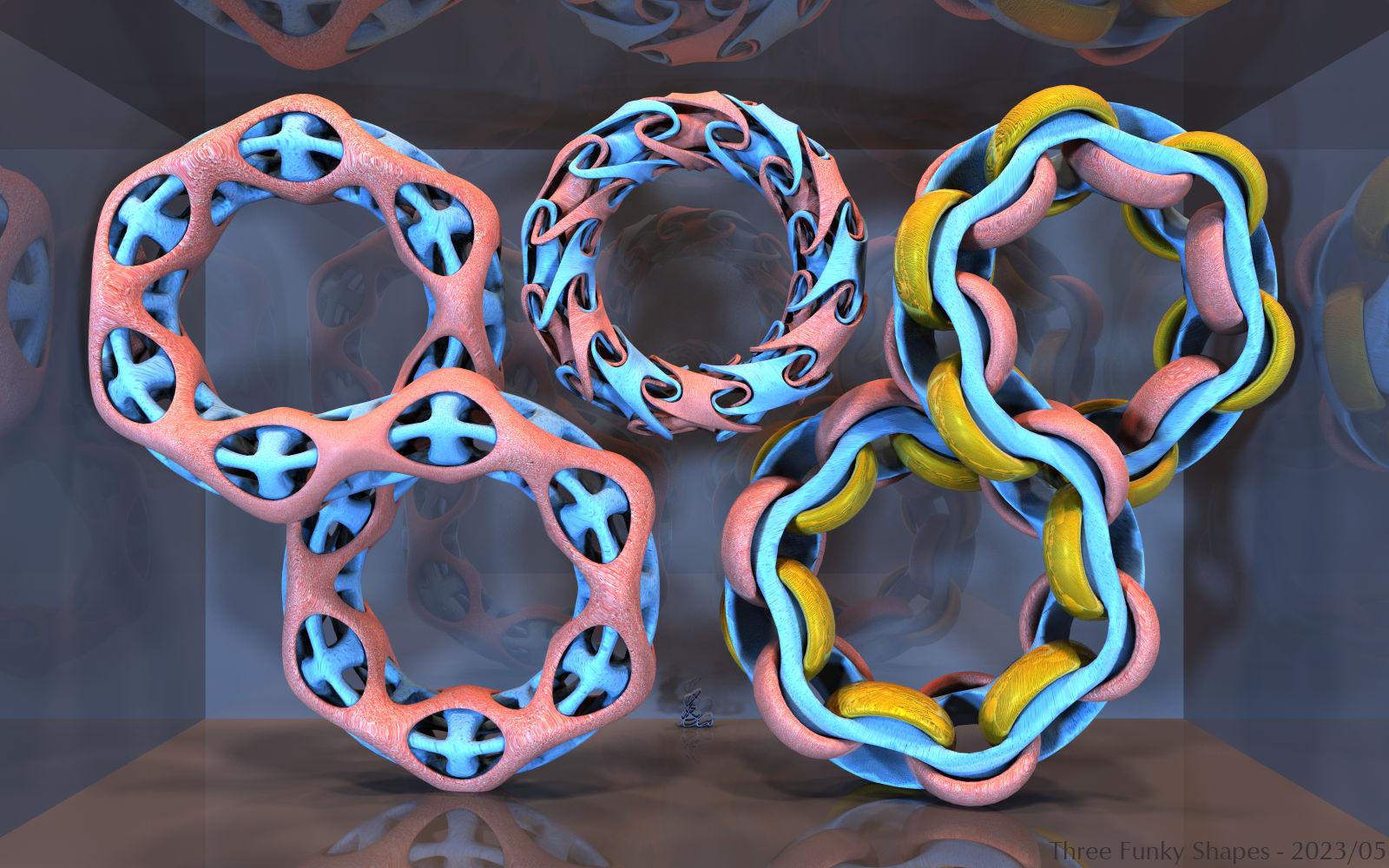 Three Funky Shapes